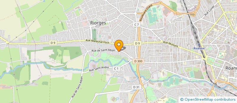 localisation de l'entreprise MONSIEUR ALBERT GARRET à RIORGES