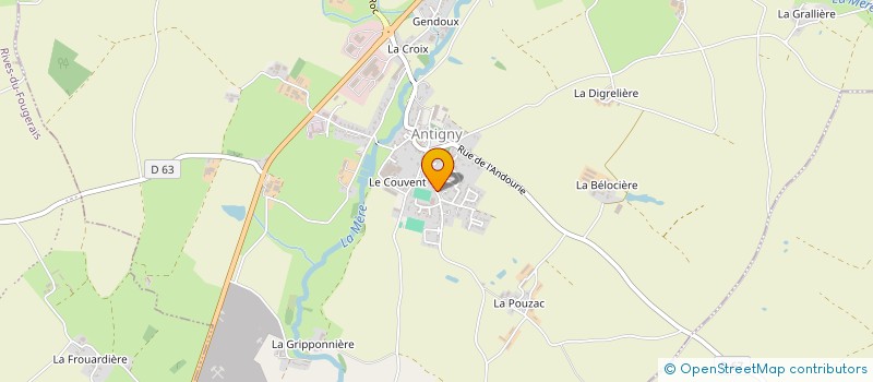 localisation de l'entreprise MONSIEUR ALBERT GATTEAU  ANTIGNY