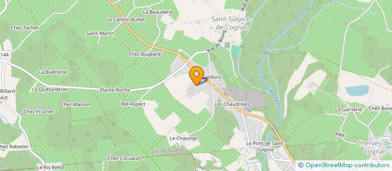 localisation de l'entreprise MONSIEUR ALBERT GAUTHIER à VAL-DE-COGNAC