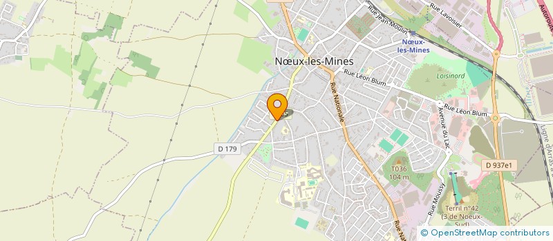 localisation de l'entreprise MONSIEUR ALBERT GENIEYS à NŒUX-LES-MINES