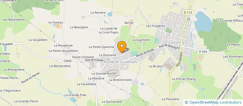 localisation de l'entreprise MONSIEUR ALBERT GEORGET à LOIRON-RUILLE