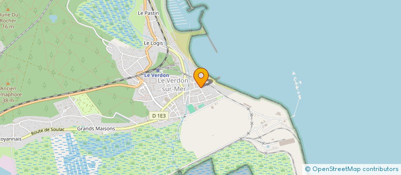 localisation de l'entreprise MONSIEUR ALBERT GERTHOFER  LE VERDON-SUR-MER