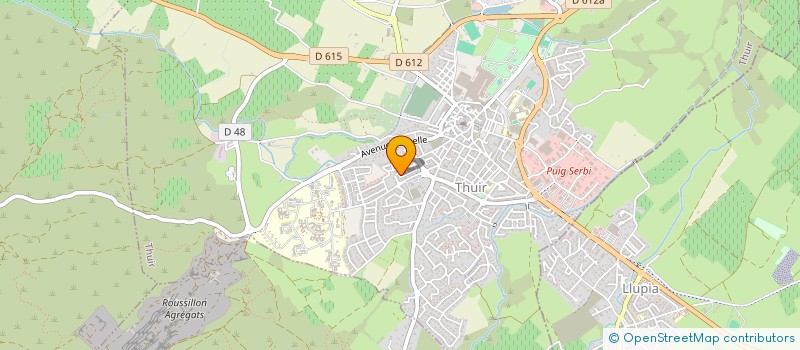 localisation de l'entreprise MONSIEUR ALBERT GHIZZO  THUIR