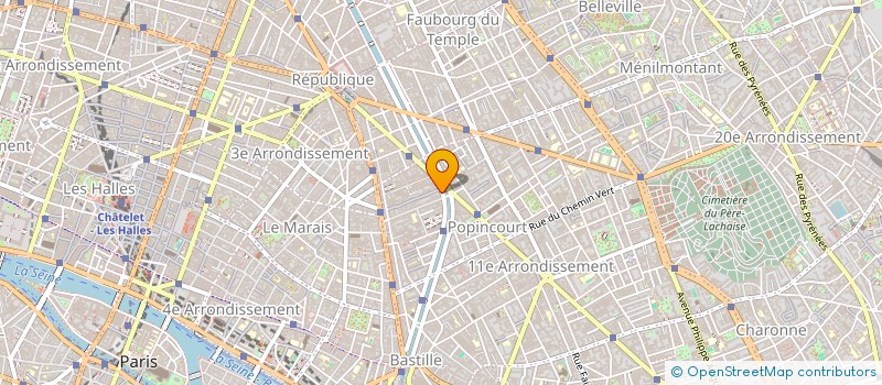 localisation de l'entreprise MONSIEUR ALBERT-GILLES COHEN  PARIS