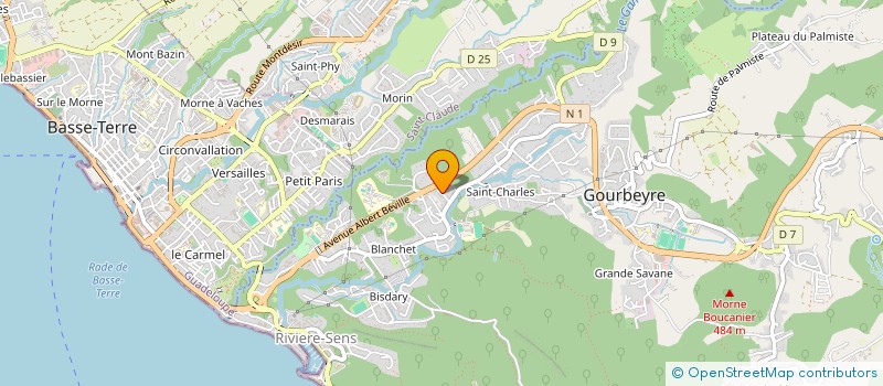 localisation de l'entreprise MONSIEUR ALBERT GILLLES  GOURBEYRE