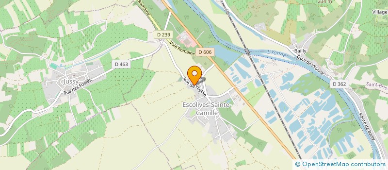 localisation de l'entreprise MONSIEUR ALBERT GIRARD  ESCOLIVES-SAINTE-CAMILLE