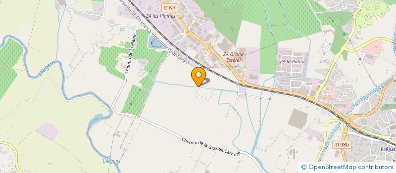 localisation de l'entreprise MONSIEUR ALBERT GIRAUD à FREJUS