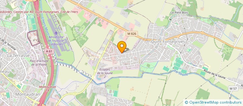 localisation de l'entreprise MONSIEUR ALBERT GIURIATO  QUINT-FONSEGRIVES