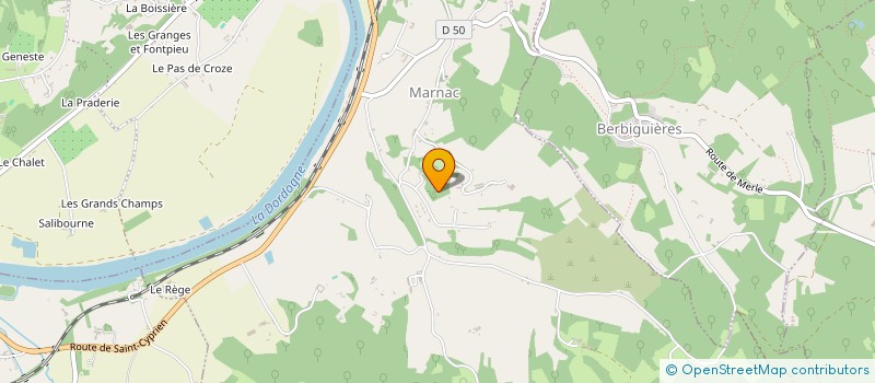 localisation de l'entreprise MONSIEUR ALBERT GORLEE à MARNAC