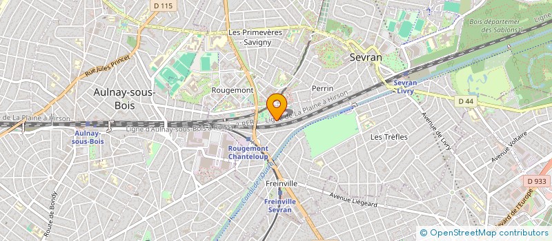 localisation de l'entreprise MONSIEUR ALBERT GOTTLIEB à SEVRAN