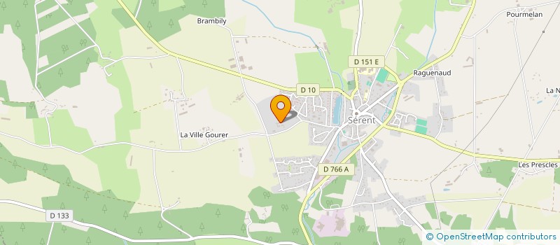 localisation de l'entreprise MONSIEUR ALBERT GUEHO à SERENT