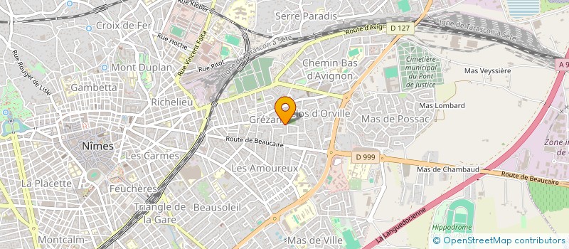 localisation de l'entreprise MONSIEUR ALBERT GUENOUN  NIMES