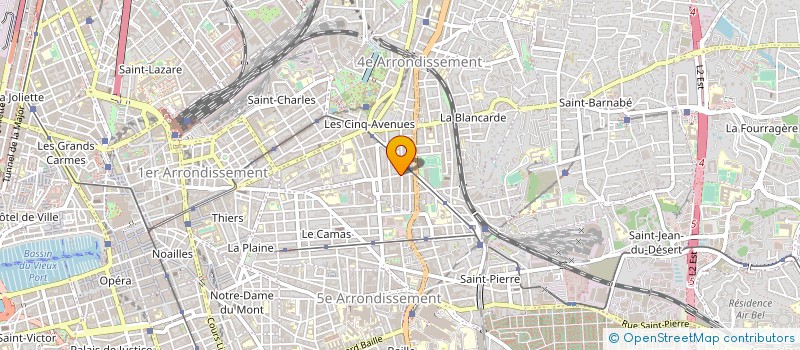 localisation de l'entreprise MONSIEUR ALBERT GUENOUN  MARSEILLE