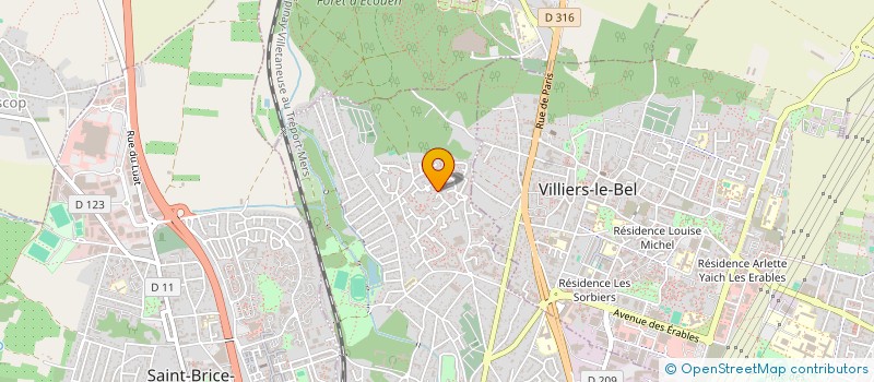 localisation de l'entreprise MONSIEUR ALBERT GUETTA  SARCELLES