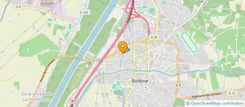 localisation de l'entreprise MONSIEUR ALBERT GUIGNIER  BOLLENE