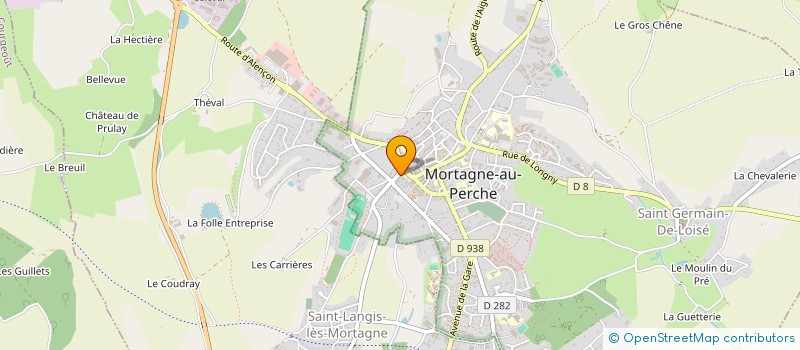 localisation de l'entreprise MONSIEUR ALBERT GUILLIN à MORTAGNE-AU-PERCHE