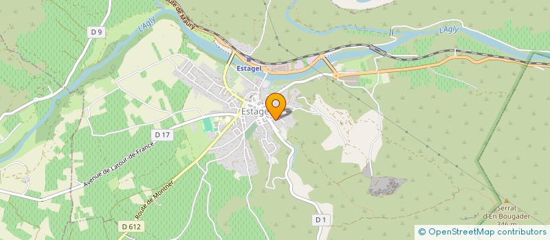 localisation de l'entreprise MONSIEUR ALBERT GUIU  ESTAGEL