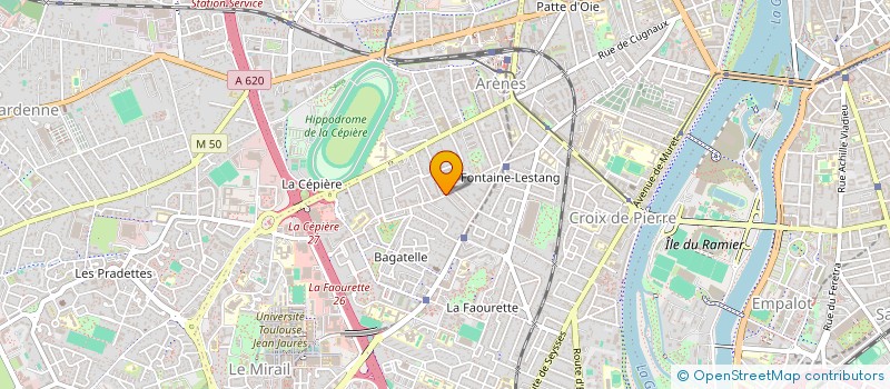 localisation de l'entreprise MONSIEUR ALBERT GUY ALBERT  TOULOUSE