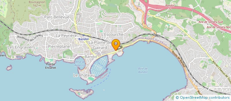 localisation de l'entreprise MONSIEUR ALBERT GUYON à BANDOL