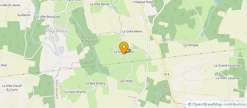 localisation de l'entreprise MONSIEUR ALBERT GUYOT à SAINT-SERVANT