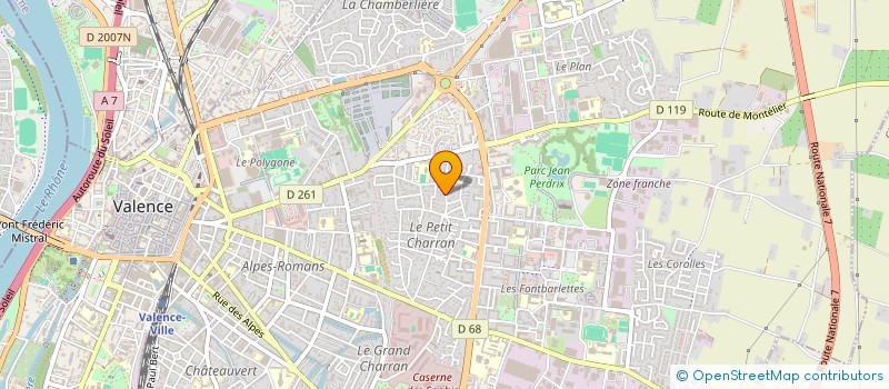 localisation de l'entreprise MONSIEUR ALBERT HACHMANIAN à VALENCE
