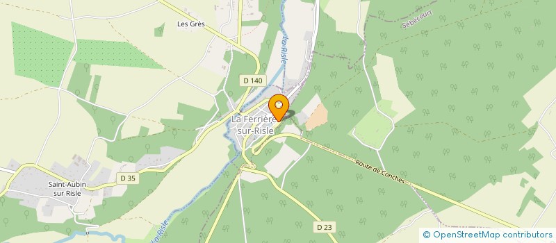 localisation de l'entreprise MONSIEUR ALBERT HADJIGANEV à LA FERRIERE-SUR-RISLE