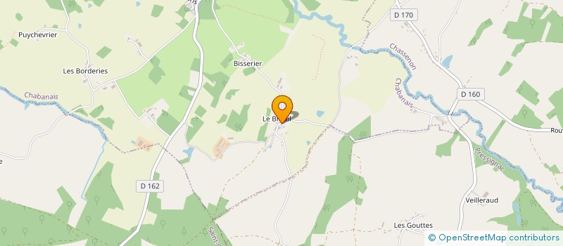 localisation de l'entreprise MONSIEUR ALBERT HALLAIS  CHABANAIS