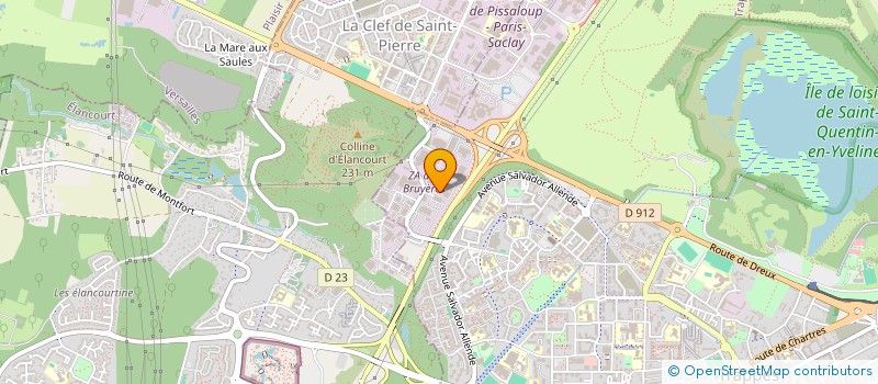 localisation de l'entreprise MONSIEUR ALBERT HAMELIN  TRAPPES