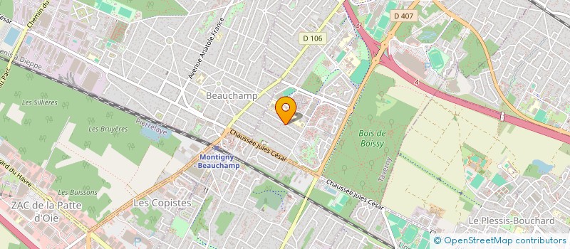 localisation de l'entreprise MONSIEUR ALBERT HANS  TAVERNY