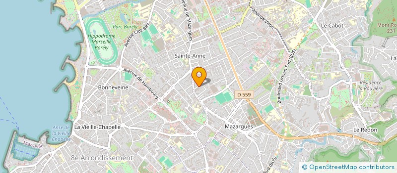 localisation de l'entreprise MONSIEUR ALBERT HARROCH  MARSEILLE