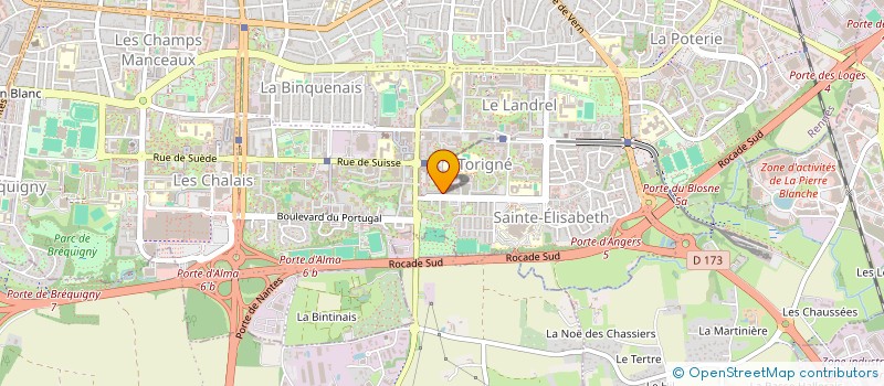 localisation de l'entreprise MONSIEUR ALBERT HAY  RENNES