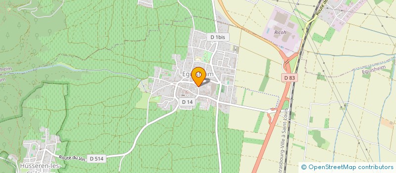 localisation de l'entreprise MONSIEUR ALBERT HERTZ  EGUISHEIM