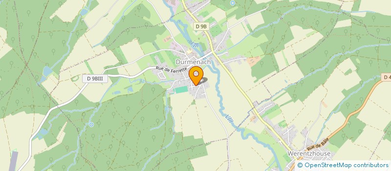 localisation de l'entreprise MONSIEUR ALBERT HILLMEYER  DURMENACH