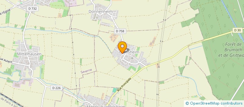 localisation de l'entreprise MONSIEUR ALBERT HINCKER  BILWISHEIM