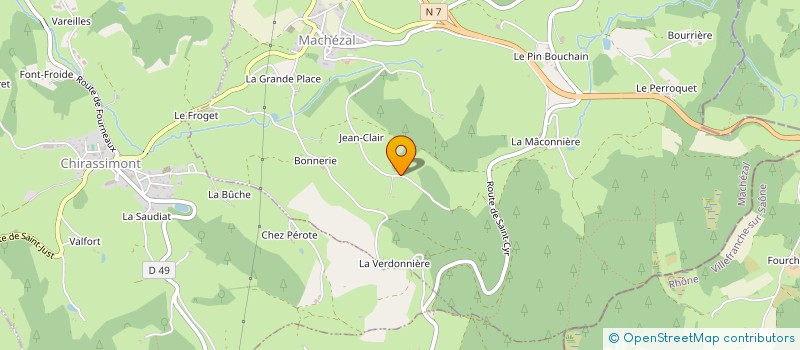 localisation de l'entreprise MONSIEUR ALBERT HULIN à MACHEZAL
