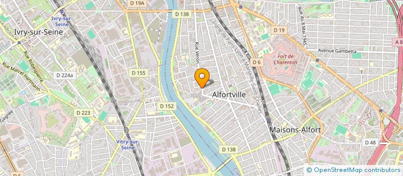 localisation de l'entreprise MONSIEUR ALBERT HUNYADI à ALFORTVILLE