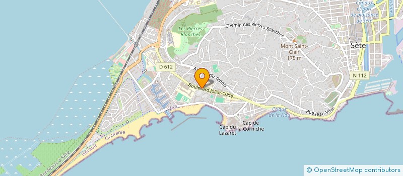 localisation de l'entreprise MONSIEUR ALBERT IMPARATO à SETE