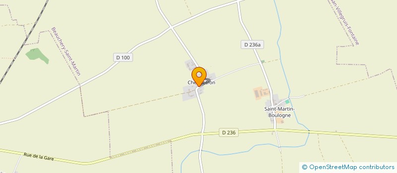 localisation de l'entreprise MONSIEUR ALBERT JACQUES  BEAUCHERY-SAINT-MARTIN