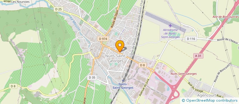 localisation de l'entreprise MONSIEUR ALBERT JAFFLIN à NUITS-SAINT-GEORGES
