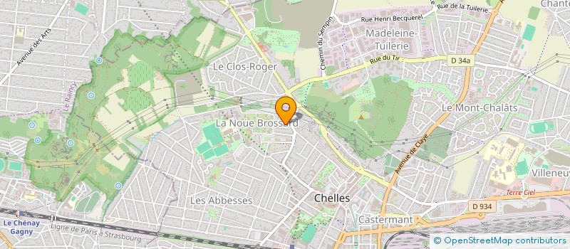 localisation de l'entreprise MONSIEUR ALBERT JEAN PHILIBER CASSARD  CHELLES