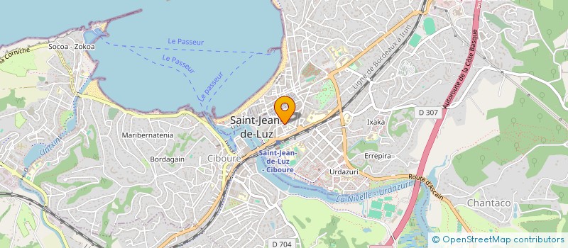 localisation de l'entreprise MONSIEUR ALBERT JEGOU à SAINT-JEAN-DE-LUZ