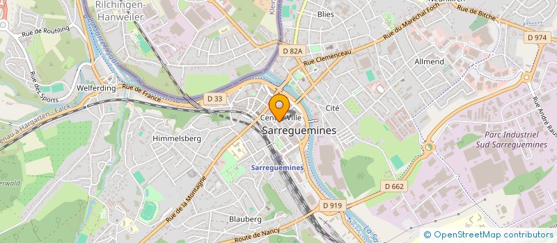 localisation de l'entreprise MONSIEUR ALBERT JOCHUM  SARREGUEMINES