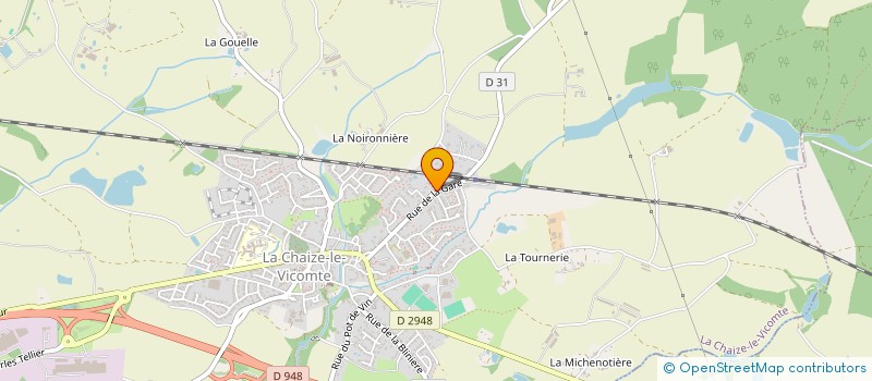 localisation de l'entreprise MONSIEUR ALBERT JOSEPH MICHELETTY  LA CHAIZE-LE-VICOMTE