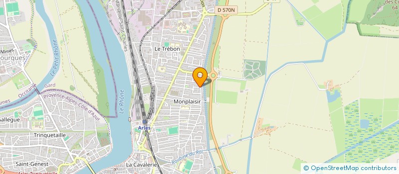 localisation de l'entreprise MONSIEUR ALBERT JOUANEN  ARLES