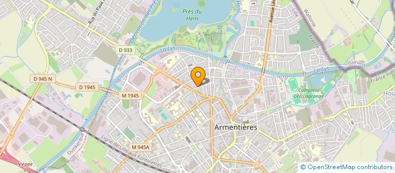 localisation de l'entreprise MONSIEUR ALBERT JOUANET  ARMENTIERES