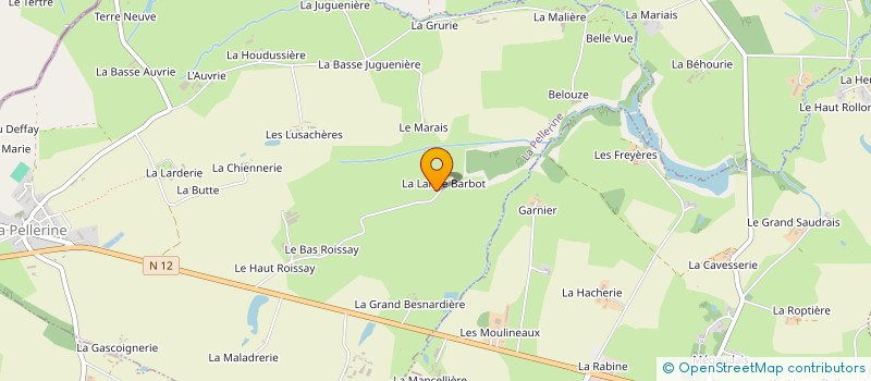 localisation de l'entreprise MONSIEUR ALBERT JOURDAIN à LA PELLERINE