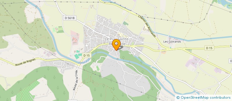 localisation de l'entreprise MONSIEUR ALBERT JOURDAN  LE PUY-SAINTE-REPARADE