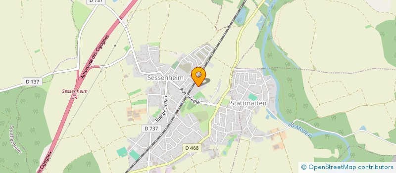 localisation de l'entreprise MONSIEUR ALBERT KACHELHOFFER  SESSENHEIM