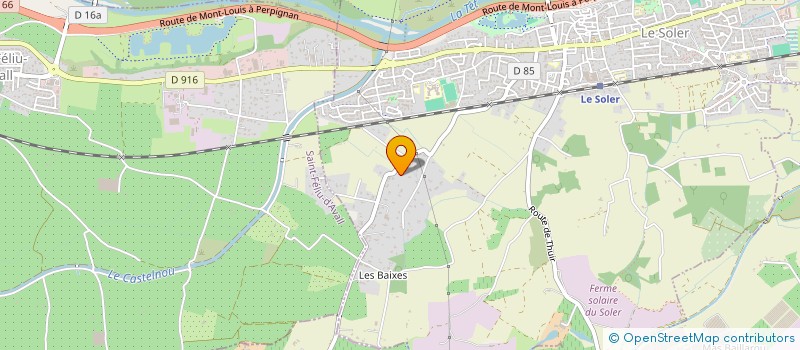 localisation de l'entreprise MONSIEUR ALBERT KACHKACHI  LE SOLER