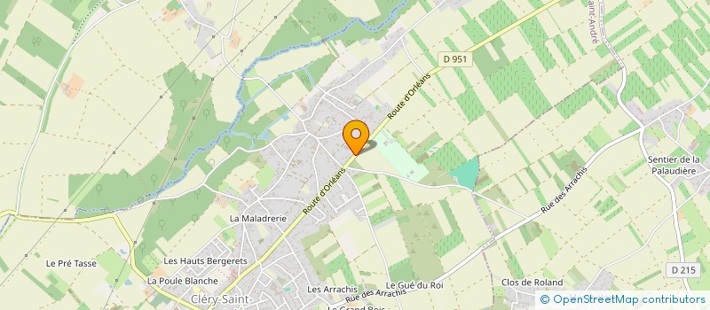 localisation de l'entreprise MONSIEUR ALBERT KUNTZ à CLERY-SAINT-ANDRE